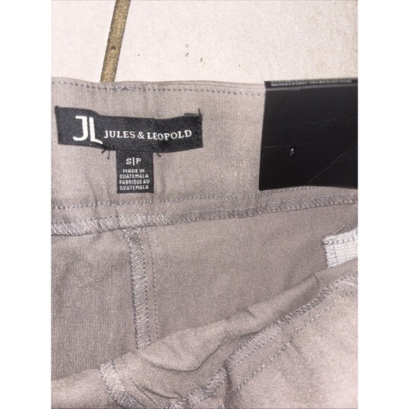 JL Jules & Leopold Women Pull On Slim Leg Ankle Pants Stretch Small Grey - Picture 4 of 5
